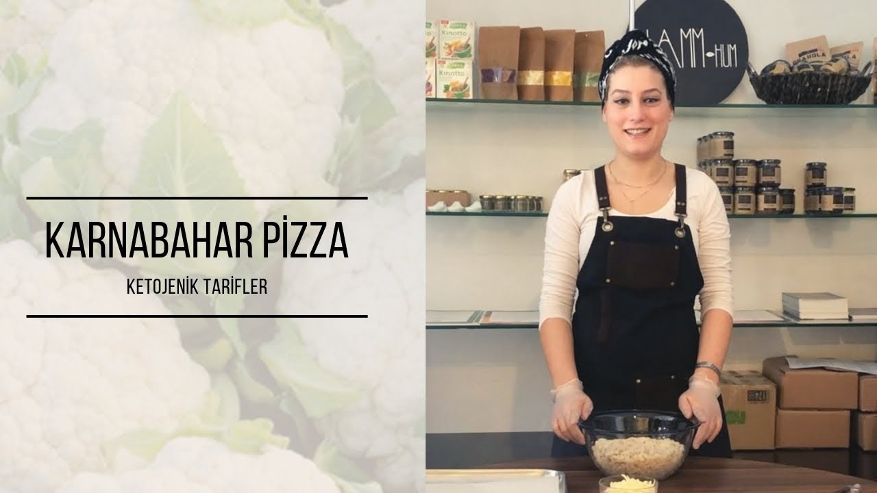 Ketojenik Tarifler: Karnabahar Pizza