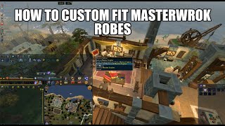 How to custom fit masterwrok robes | Runescape 3
