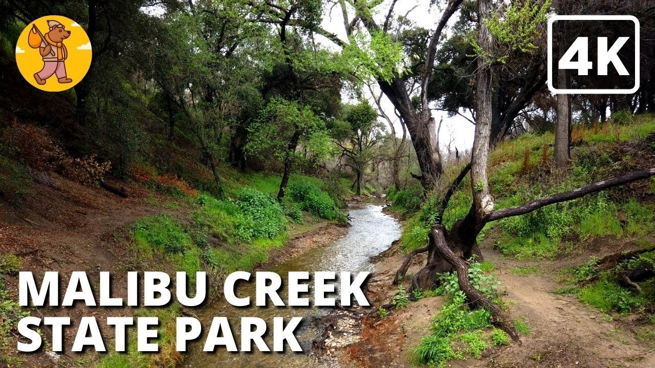 Malibu Creek State Park Hiking Tour | Los Angeles 4k Ultra HD | 🔊 Binaural Sound