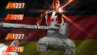 JAGDPANZER E 100 WOT BLITZ EXE ♂ DUNGEON MASTER ♂