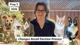 Prop 5: Changes Recall Election Process
