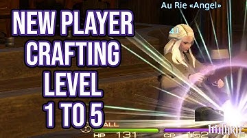 FFXIV 2.55 0582 New Player Crafting Guide Level 1 to 5