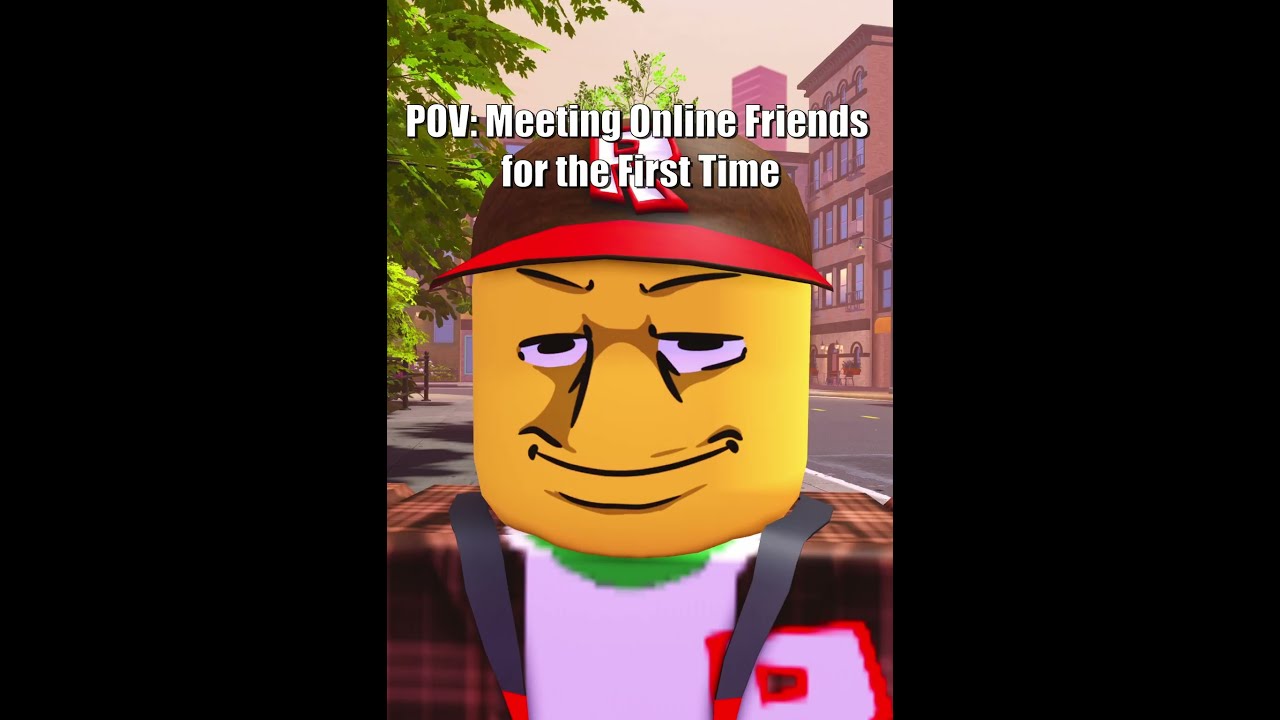 Meeting Friends Online For The First Time RobloxAnimation Shorts Short Memes Roblox
