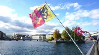 Genve Flag, Switzerland Stock Footage - Videohive