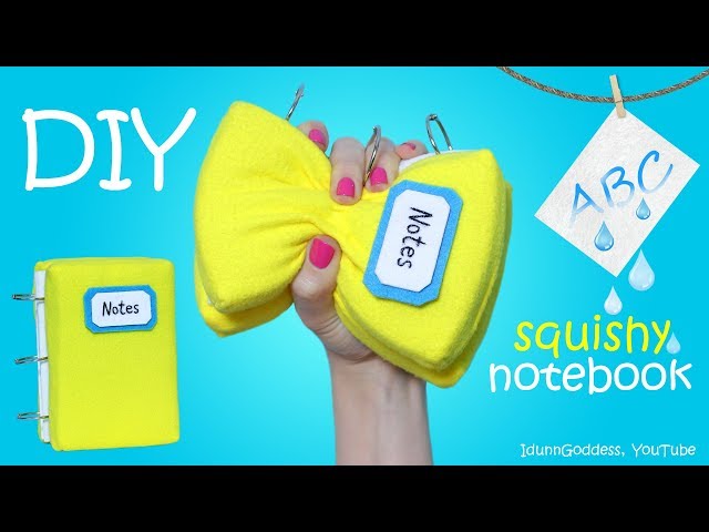 How To Make A Squishy Notebook Stress Reliever With Washable Pages – DIY Squishy Notebook