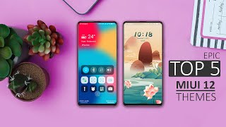 Top 5 Miui 12 Themes Elegant And Beautiful Miui 12 Themes With Customized Lock Screen