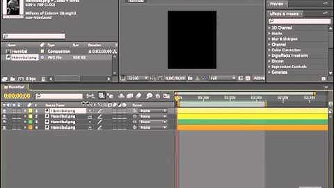 Adobe After Effects CS5 Tutorials - Compositions, Layers Part No.4