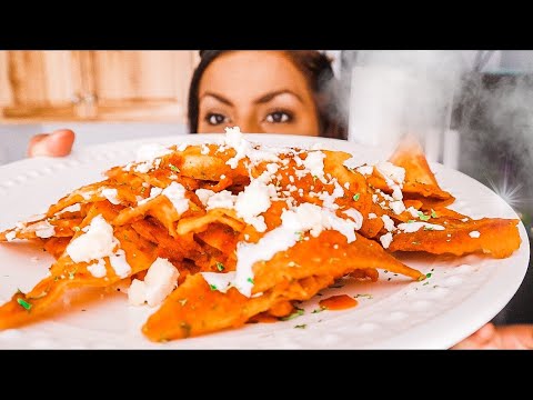Chilaquiles Rojos Mexicanos ? Fuego en La Cocina - YouTube