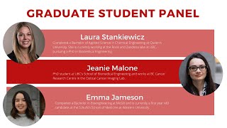 CUBEC 2020 Day 1 - Graduate Student Panel