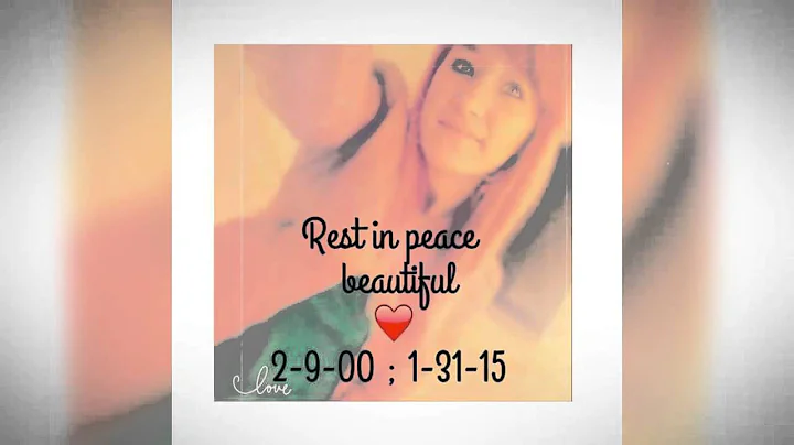 Heaven is where you are Rest Easy Alanie