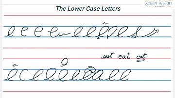 Learn Cursive Letters a to z – Master Cursive Handwriting 