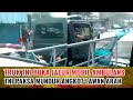 AUTO PANIK !! SOPIR ANGKOT LAWAN ARAH, DIPAKSA MUNDUR TRUK TNI
