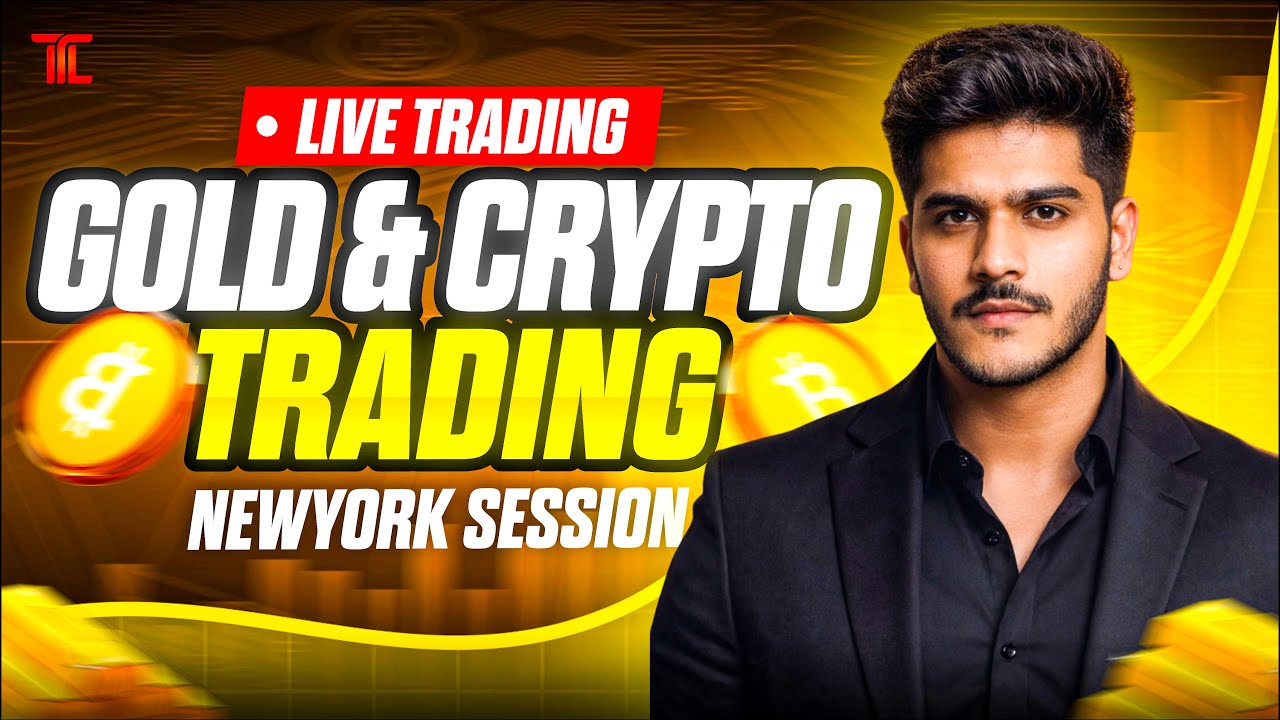 GOLD AND CRYPTO ANALYSIS | NEWYORK SESSION | LIVE TRADING | LIVE TRADING |
