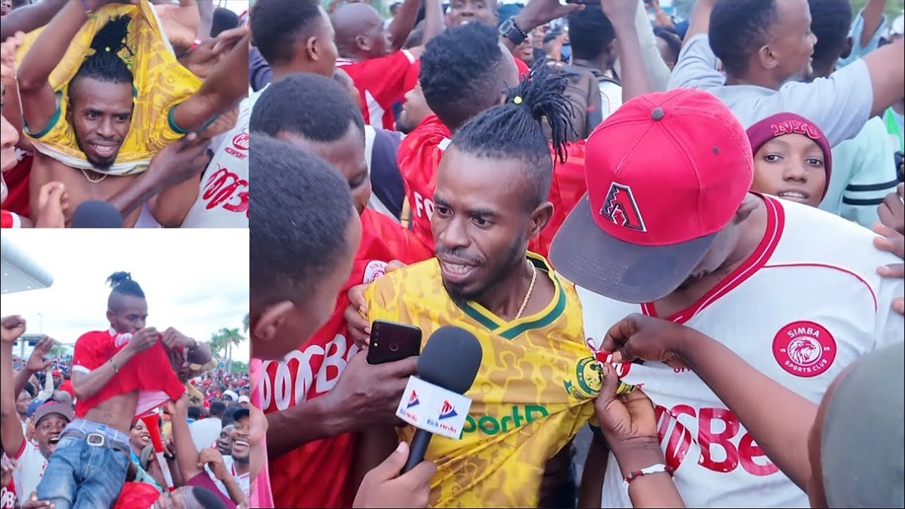 MAPOKEZI YA SIMBA Shabiki wa Yanga ahamia SIMBA/ AVUA Jezi ya YANGA ...