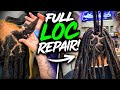 Full loc repair | Crochet maintenance by @lockstar_lifestyle...