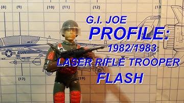 HCC788 Profile: 1982/1983 FLASH - Laser Rifle Trooper - vintage G. I. Joe toy! HD