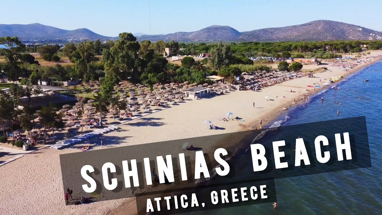Schinias Beach by drone, ATTICA | GREECE 🇬🇷
