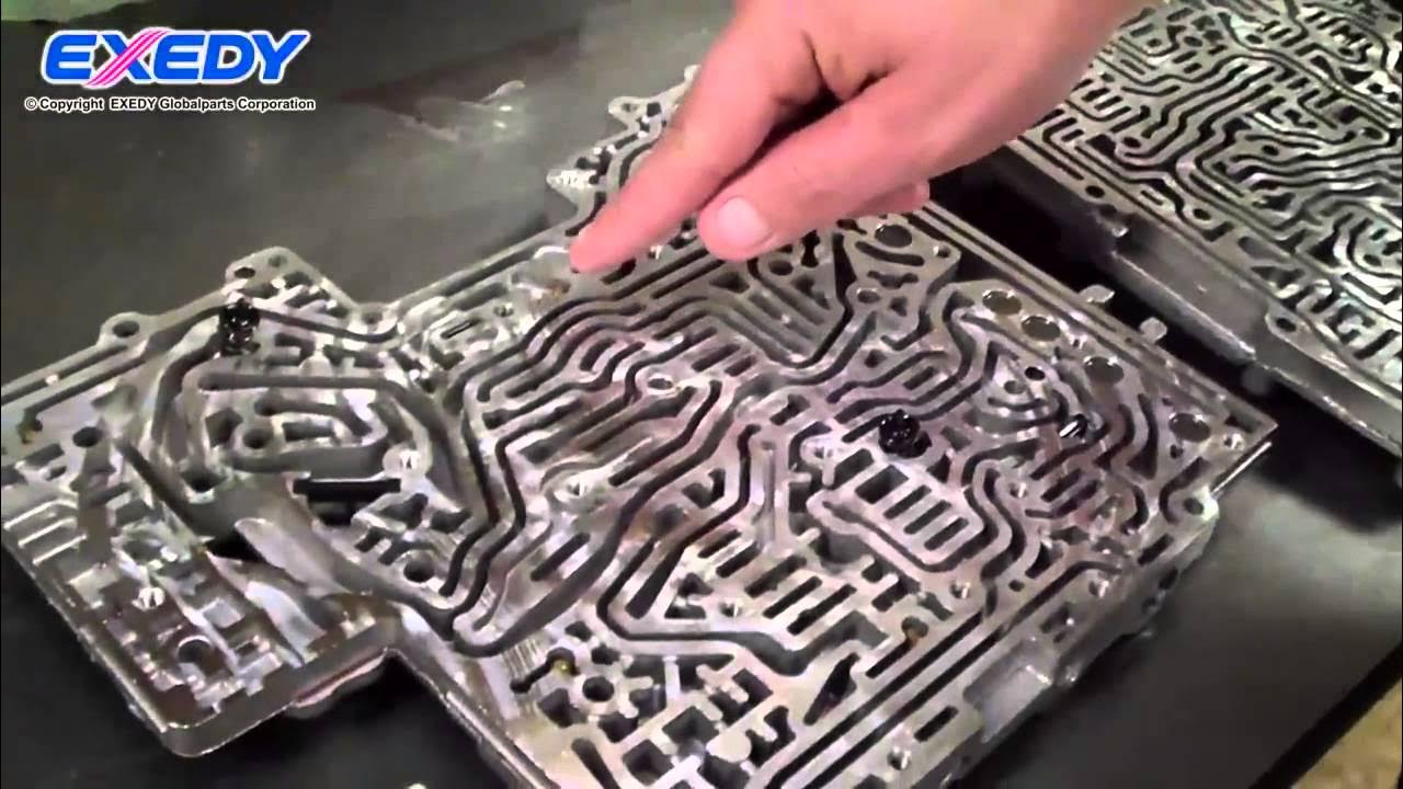 Transmisiones Automaticas Vista del cuerpo de valvulas - YouTube