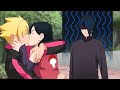 SARADA BEIJA BORUTO NA FRENTE DO SASUKE - Boruto Shippuden Episódio 4 Completo!