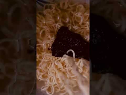 【ASMR 食べ物 動画】【聞く高齢者レクリエーション動画】塩ラーメン（韓国海苔トッピング／袋麺） | 新レクネタ