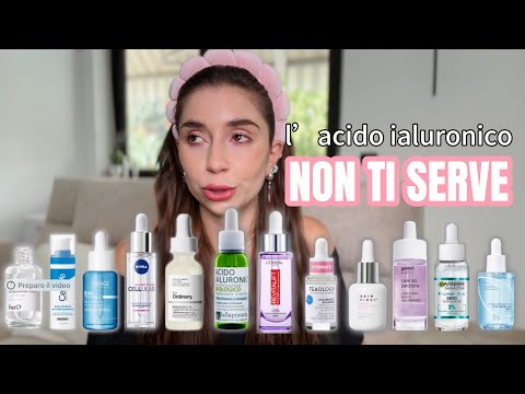 Video A COSA SERVE L’ACIDO IALURONICO E PERCHÉ FORSE LO USI MALE