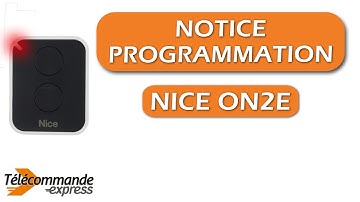 Programmer une télécommande NICE ON2E