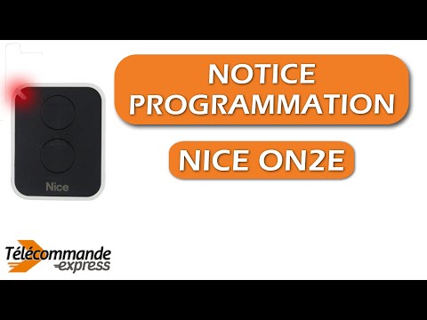 Programmer une télécommande NICE ON2E