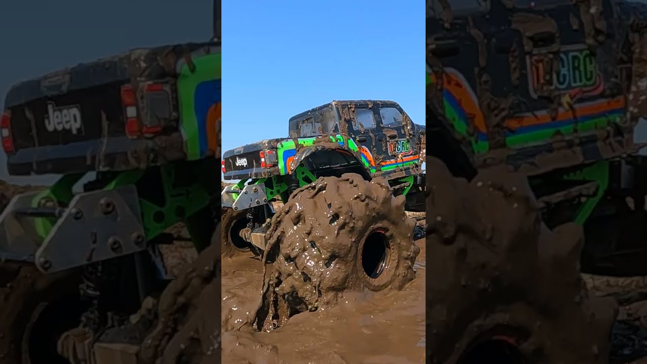 Fling Kings! #monstertruck #MonsterJam #Jeep #GoPro #Losi