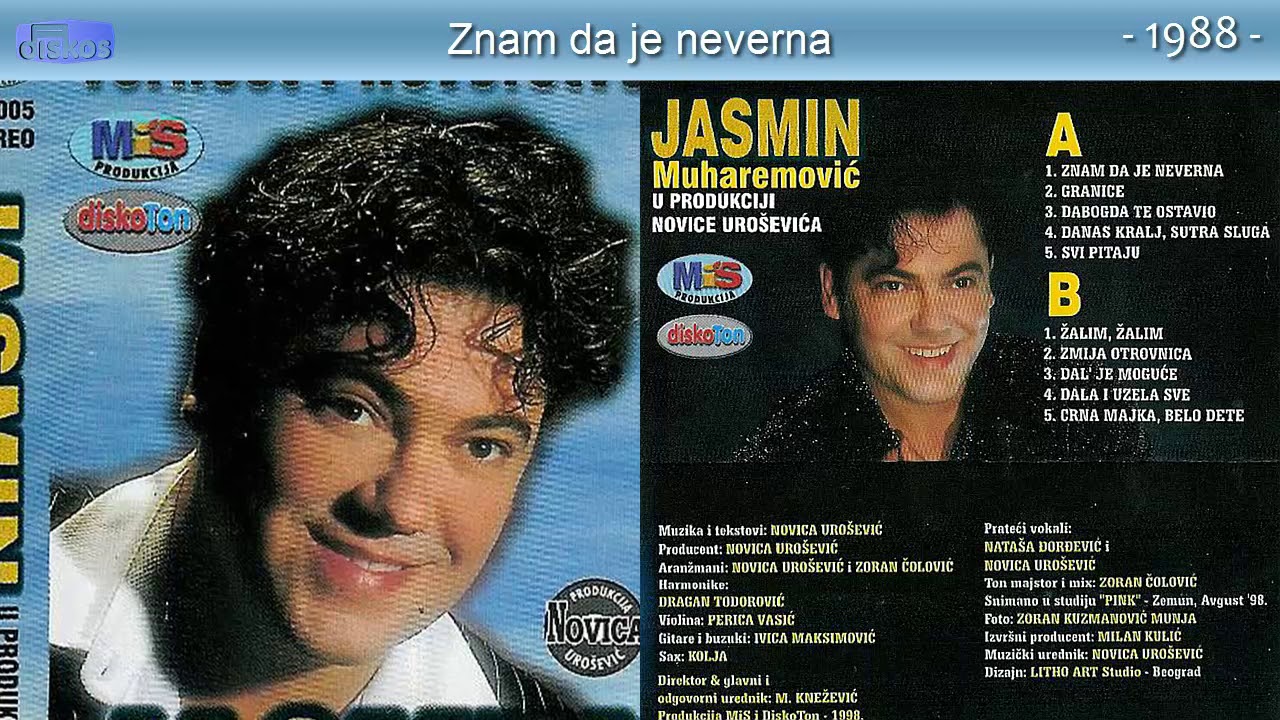 Jasmin Muharemovic - Znam da je neverna - (Audio 1998)