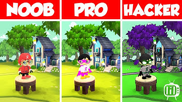 NOOB vs PRO vs HACKER - Tag with Ryan Hacker superman | android ios gameplay 1080p 60fps landscape