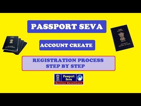 How to Register Passport Seva Portal II Passport Seva Portal Account Create in Hindi