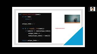 Removing Duplicates in an Array with O(1) Space