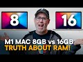 8GB vs 16GB for M1 Mac — The TRUTH About RAM!