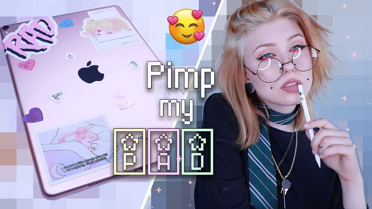 Pimping My New IPAD PRO + My first Speed Draw (ﾉ´ з `)ノ