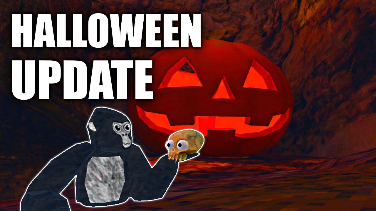 NEW GORILLA TAG HALLOWEEN UPDATE - YouTube