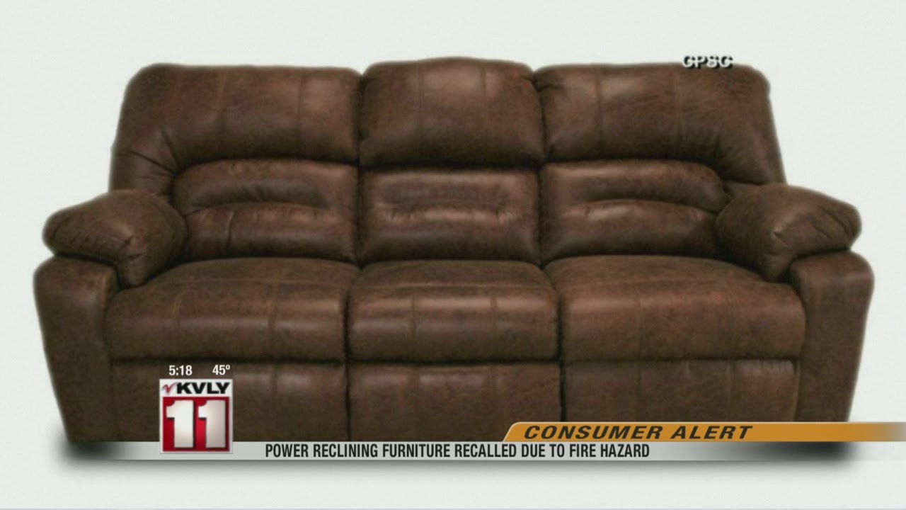 Power Reclining Furniture Recalled Due to Fire Hazard YouTube