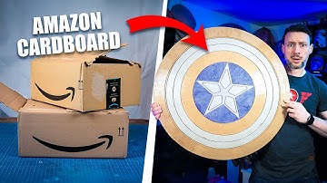 Make Captain Americas Shield From Cardboard in 4 EASY Steps!