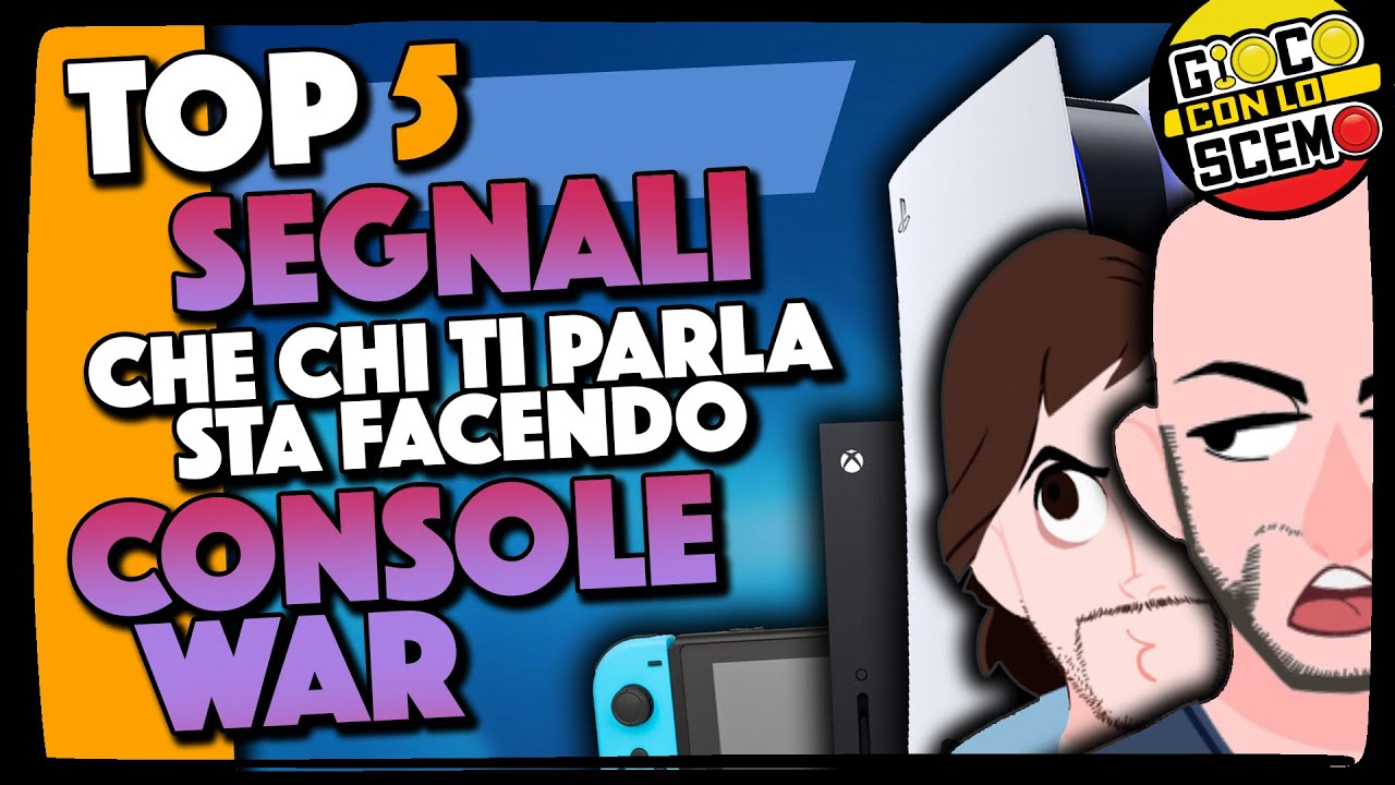 Top 5 SEGNALI che chi ti parla sta facendo CONSOLE WAR