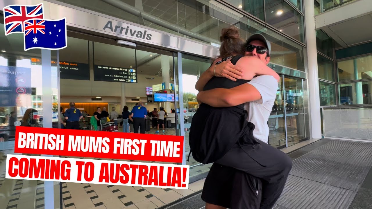 После 24 часов полета… британская мама приземлилась в Австралии!