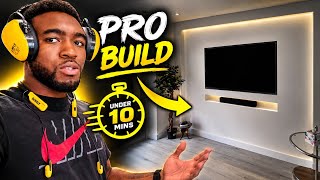Watch a 27 year old carpenter build a media wall