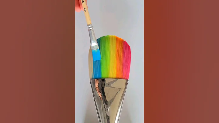 Painting a Rainbow Paintbrush #paint #painting #art #artwork #rainbow #draw #drawing #paintbrush - DayDayNews