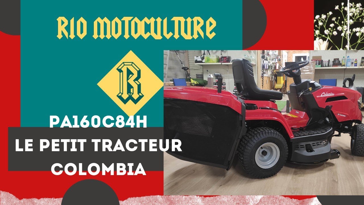 Tracteur tondeuse Colombia PA 160C84 H