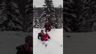 Cross Country Ski Tutorial - how to get up after flailing