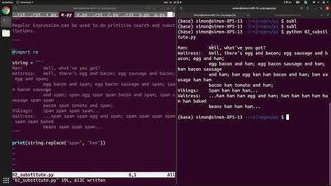 Regular expressions, part 1