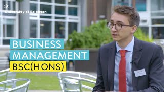 Student View: Business Management BSc(Hons) | University of Brighton