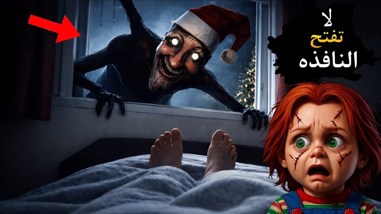 لا تفتح النافذه ابدا بعد منتصف الليل  😱  | Christmas Incident