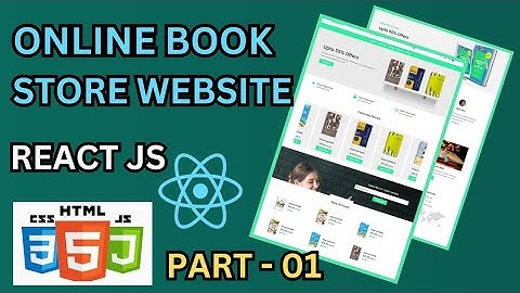 How To Make Online Book Store Website using React Js | Complete Guide | PART - 01