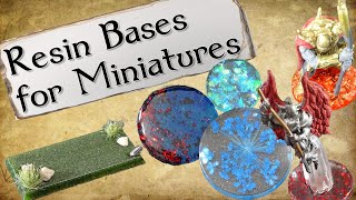 How to Make Resin Tabletop Miniature Bases