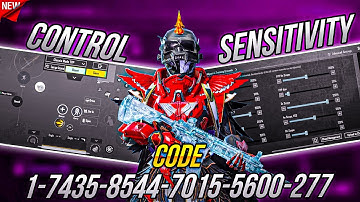NEW UPDATE 3.7 !!🔥BEST SENSITIVITY CODE+CONTROL SETTINGS BGMI/PUBG MOBILE | BGMI AFTER UPDATE 3.7