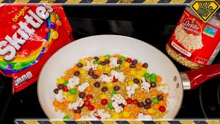 Make Colored Popcorn, From Skittles (Testing Viral Videos)